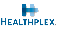 The image is a logo featuring the text HEALTHPLIX with a stylized letter H that resembles a blue and white shield, and it is associated with the Healthplex brand.